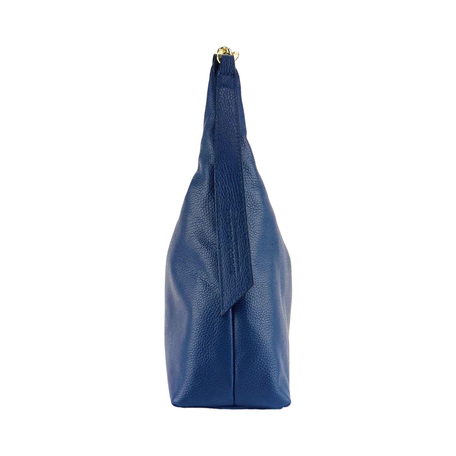 Women's Soft Italian Leather Shoulder Bag — Blue